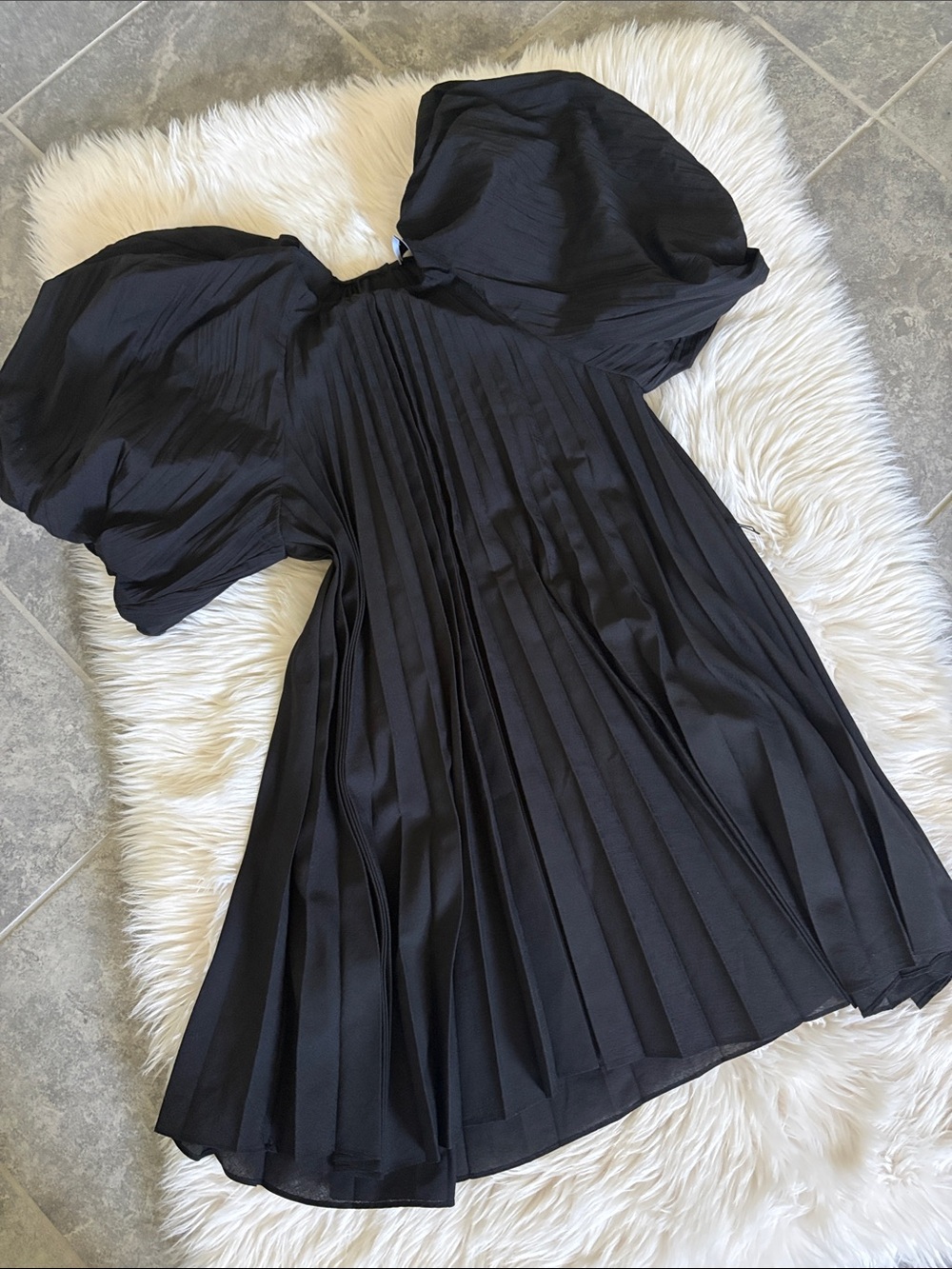 Acler puff sleeve women mini dress